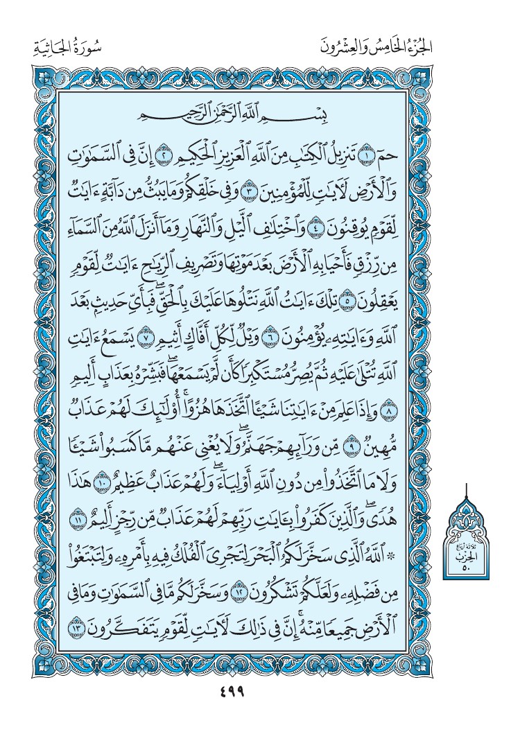 سورة الجاثية - صفحة 499