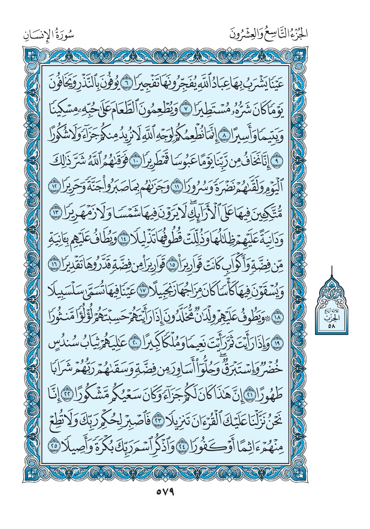 سورة الإنسان - صفحة 579